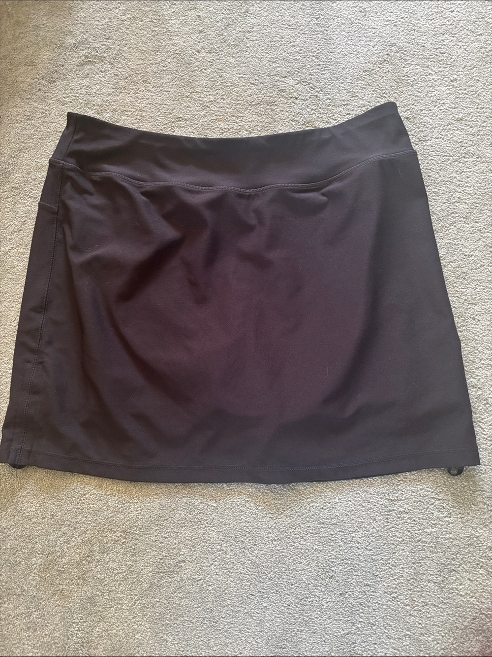 Nola Black A-Line Active Skirt